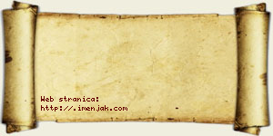 Jasmina Tasić vizit kartica